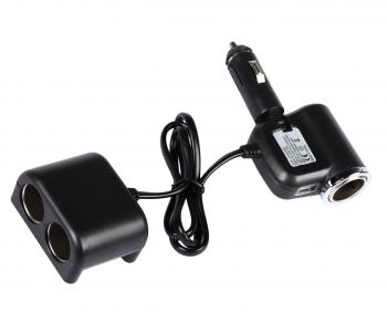559 р. Разветвитель прикуривателя 3-х гнездовой 12-24V 1USB OLESSON OLESSON no.1526  с доставкой в г. Пермь. Увеличить фотографию 1
