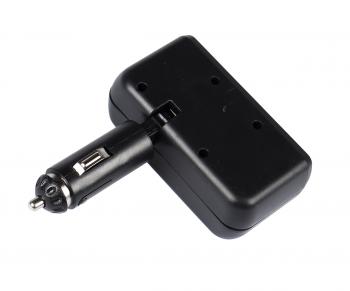399 р. Разветвитель прикуривателя 2-х гнездовой 12-24V 2USB OLESSON OLESSON no.1637  с доставкой в г. Пермь. Увеличить фотографию 2