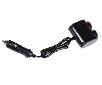 273 р. Разветвитель прикуривателя 2-х гнездовой 12-24V 2USB OLESSON OLESSON no.1631  с доставкой в г. Пермь. Увеличить фотографию 2