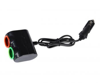 273 р. Разветвитель прикуривателя 2-х гнездовой 12-24V 2USB OLESSON OLESSON no.1631  с доставкой в г. Пермь. Увеличить фотографию 1