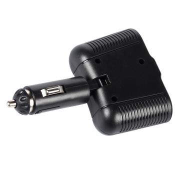 298 р. Разветвитель прикуривателя 2-х гнездовой 12-24V 1USB OLESSON OLESSON no.1646  с доставкой в г. Пермь. Увеличить фотографию 2
