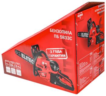 13 949 р. Бензопила 3.3 л.с. 45см 72 зуба ELITECH ELITECH пб 5833c  с доставкой в г. Пермь. Увеличить фотографию 14