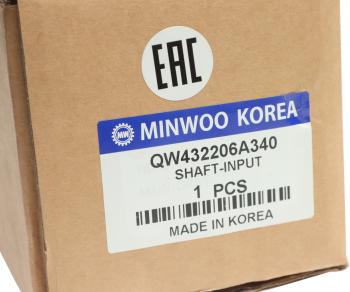 12 899 р. Вал КПП HYUNDAI HD120,AeroTown дв.D6DA1622 (KH10) первичный MINWOO MINWOO qw43220-6a340  с доставкой в г. Пермь. Увеличить фотографию 5