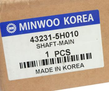 11 699 р. Вал КПП HYUNDAI HD65,72,78,County дв.D4DB,D4DD (M035S5) вторичный MINWOO MINWOO 43231-5h010  с доставкой в г. Пермь. Увеличить фотографию 5