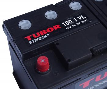 13 849 р. Аккумулятор TUBOR Standart 100Ач TUBOR 6ст100(1)  с доставкой в г. Пермь. Увеличить фотографию 2