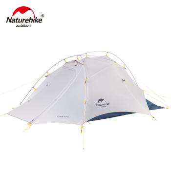 9 929 р. Палатка Naturehike Cloud Up-Wing Si 2-местная, алюминиевый каркас, серо-синяя (уценка)  nh19zp083-2-2wdgrbl_u  с доставкой в г. Пермь. Увеличить фотографию 1