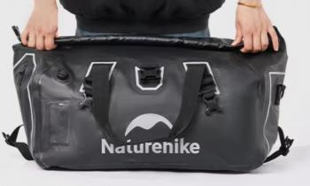6 849 р. Гермосумка Naturehike 40 л ПВХ (черная)  cnk2450xb015-40b  с доставкой в г. Пермь. Увеличить фотографию 5