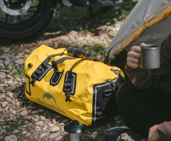 8 299 р. Гермосумка Naturehike 90 л ПВХ (желтая)  cnk2450xb015-90y  с доставкой в г. Пермь. Увеличить фотографию 9