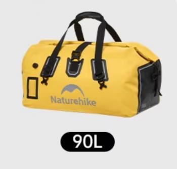 8 299 р. Гермосумка Naturehike 90 л ПВХ (желтая)  cnk2450xb015-90y  с доставкой в г. Пермь. Увеличить фотографию 3
