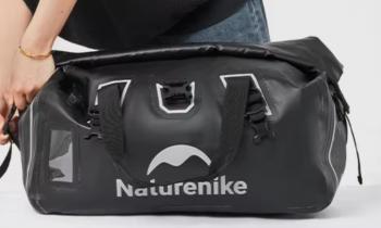 8 299 р. Гермосумка Naturehike 90 л ПВХ (черная)  cnk2450xb015-90b  с доставкой в г. Пермь. Увеличить фотографию 4