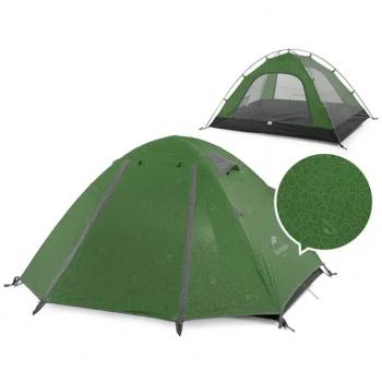 9 839 р. Палатка Naturehike P-Series 2-местная, алюминиевый каркас, зеленая  nh18z022-p-2gr  с доставкой в г. Пермь. Увеличить фотографию 2
