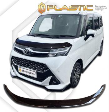 1 999 р. Дефлектор капота CA-Plastic  Toyota Tank (2016-2025) (серия Classic черный)  с доставкой в г. Пермь. Увеличить фотографию 2