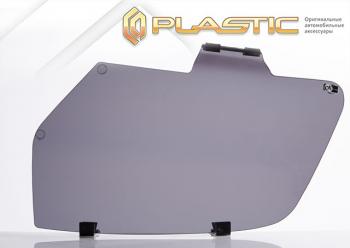 2 159 р. Защита фар CA-Plastic Ford Kuga 1 (2008-2013) (серия Classic полупрозрачный)  с доставкой в г. Пермь. Увеличить фотографию 2