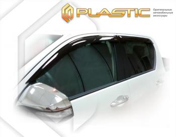 1 999 р. Дефлектора окон CA-Plastic  Toyota Hilux  AN120 (2016-2020) дорестайлинг (Classic  прозрачный)  с доставкой в г. Пермь. Увеличить фотографию 2