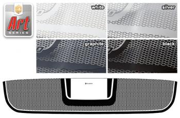 Ветровик люка (104 см.) Серия Art черная CA Plastic на Toyota Land Cruiser 200 2015–2021