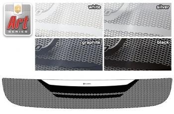Ветровик люка (94 см.) Серия Art графит CA Plastic на Honda CR-V  2012–2017