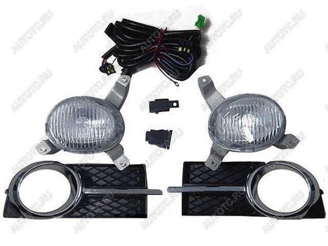 3 899 р. Комплект противотуманных фар (с проводкой, рамкой) BodyParts  Chevrolet Aveo ( T200,  T250) (2003-2011) седан, седан рестайлинг  с доставкой в г. Пермь