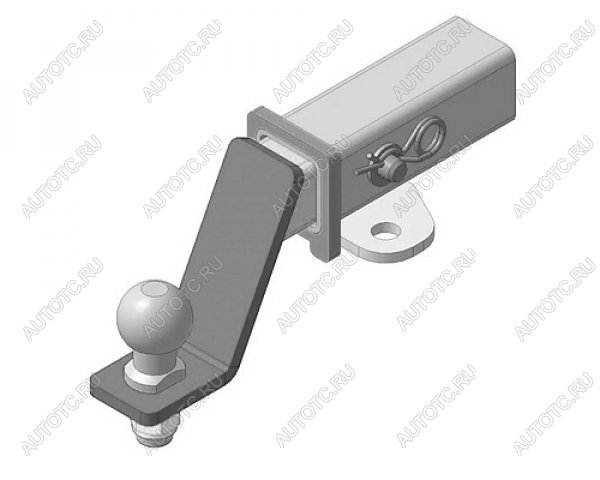 22 699 р. Фаркоп (легкосъемный квадрат 50х50 с шаром, балка закрытая) Baltex BMW X5 G05 (2018-2022) (стальной, шар Е)  с доставкой в г. Пермь
