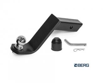 Шаровый узел для фаркопа под квадрат 50x50 мм с понижением 4 дюйма Berg f.0140.1