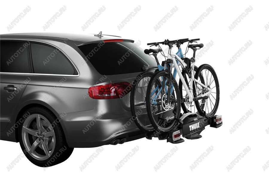 67 999 р. Велобагажник на 2 велосипеда с функцией наклона (13 pin) Thule VeloCompact 2 Honda Fit GP,GK  дорестайлинг (2013-2015)  с доставкой в г. Пермь