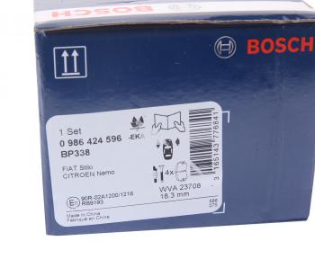 3 199 р. Колодки тормозные передние (4шт.) BOSCH Fiat Stilo (2001-2007)  с доставкой в г. Пермь. Увеличить фотографию 4