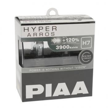 1 499 р. Лампа 12V H7 55W +120% бокс (2шт.) Hyper Arros PIAA PIAA (Пиаа) he-903-h7  с доставкой в г. Пермь. Увеличить фотографию 1