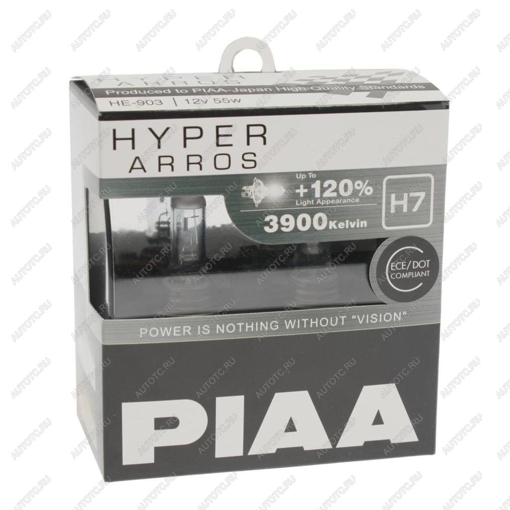 1 499 р. Лампа 12V H7 55W +120% бокс (2шт.) Hyper Arros PIAA PIAA (Пиаа) he-903-h7  с доставкой в г. Пермь