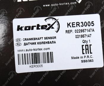 749 р. Датчик положения коленвала VW Passat (96-05) AUDI A4 (96-05) KORTEX KORTEX ker3005  с доставкой в г. Пермь. Увеличить фотографию 6
