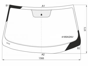 Стекло лобовое Hyundai Elantra 20-23 FUYAO 4185AGNV