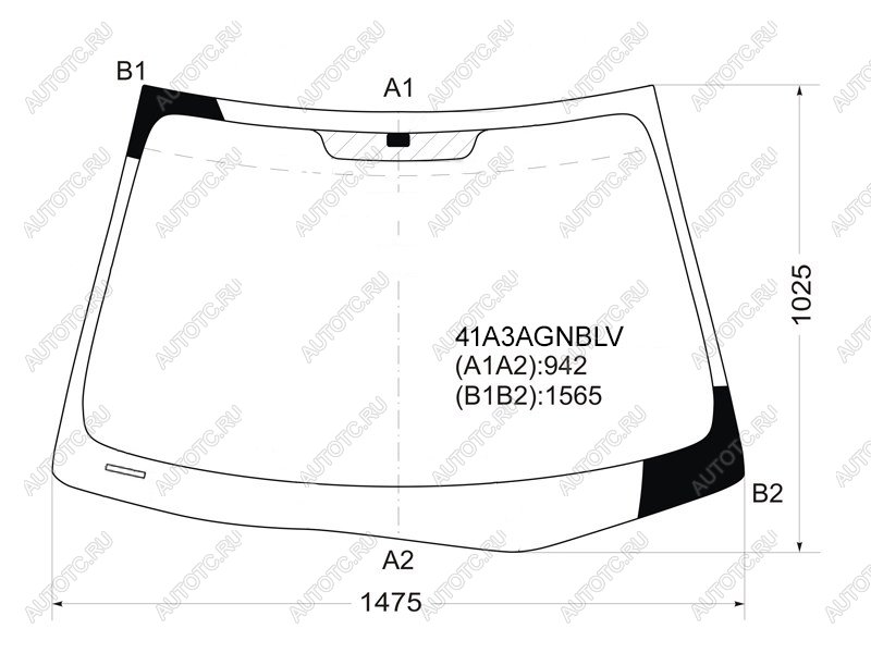 6 899 р. Стекло лобовое Hyundai Elantra 06-12  Avante 06-11 FUYAO 41A3AGNBLV  с доставкой в г. Пермь