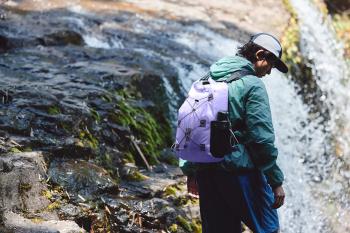 5 539 р. Рюкзак туристический Naturehike 18 л, ПВХ, фиолетовый  cnh22bb003-18vl  с доставкой в г. Пермь. Увеличить фотографию 9