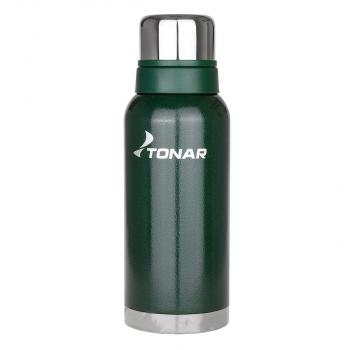 2 269 р. Термос ТОНАР 1000ML с ситечком зеленый (2 крышки-кружки)  hs.tm-057-g  с доставкой в г. Пермь. Увеличить фотографию 1