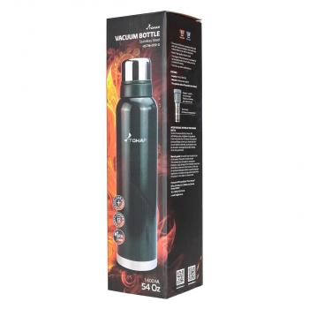 3 049 р. Термос ТОНАР 1600ML с ситечком зеленый (2 крышки-кружки)  hs.tm-059-g  с доставкой в г. Пермь. Увеличить фотографию 11