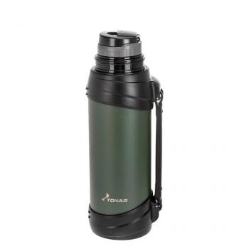 2 119 р. Термос ТОНАР 2000ML хаки (дополн.пласт.чашка, ручка)  t-kd-938-2  с доставкой в г. Пермь. Увеличить фотографию 4