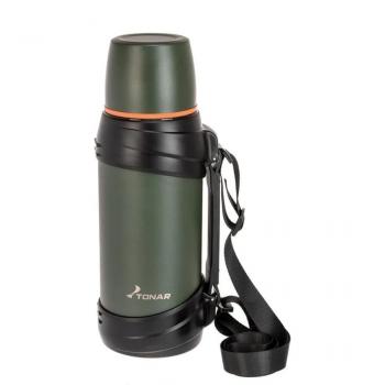 2 119 р. Термос ТОНАР 2000ML хаки (дополн.пласт.чашка, ручка)  t-kd-938-2  с доставкой в г. Пермь. Увеличить фотографию 2