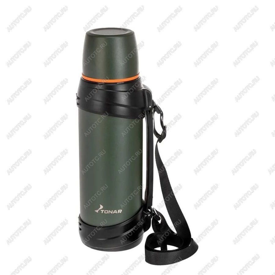2 119 р. Термос ТОНАР 2000ML хаки (дополн.пласт.чашка, ручка)  t-kd-938-2  с доставкой в г. Пермь