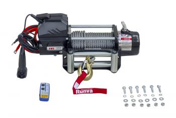 31 999 р. Лебёдка автомобильная электрическая 12V Magnum 12000 lbs 5443 кг стальной трос, уценённая  ewd12000f_u  с доставкой в г. Пермь. Увеличить фотографию 8