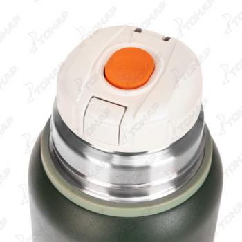 1 319 р. Термос ТОНАР 700ML хаки (пробка-ситечко, крышка-кружка, ремешок)  t-kd-7030-0.7  с доставкой в г. Пермь. Увеличить фотографию 10