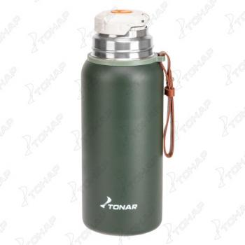 1 319 р. Термос ТОНАР 700ML хаки (пробка-ситечко, крышка-кружка, ремешок)  t-kd-7030-0.7  с доставкой в г. Пермь. Увеличить фотографию 5