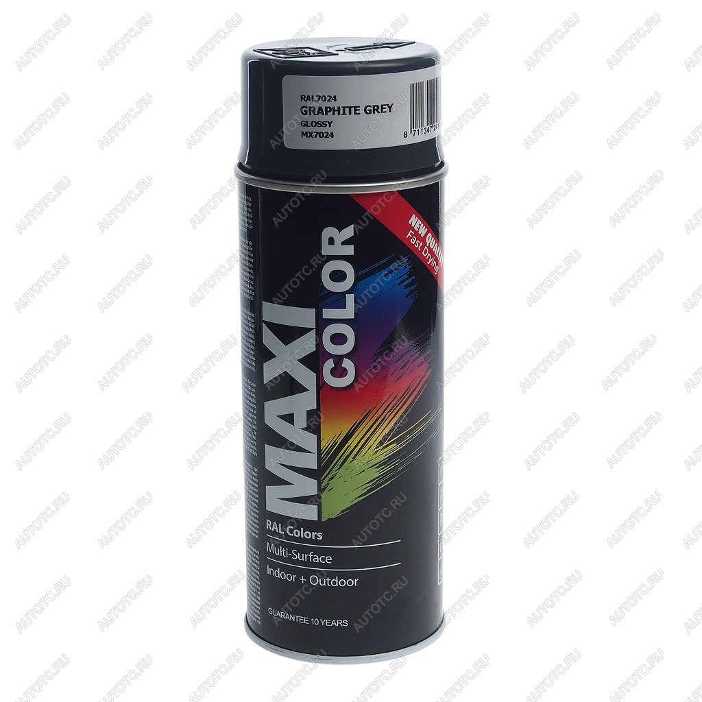 389 р. Краска серая графитовая аэрозоль 400мл MAXI COLOR MAXI COLOR 7024mx  с доставкой в г. Пермь