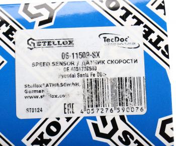 659 р. Датчик скорости HYUNDAI Sonata NF,Elantra KIA Magentis (00-) STELLOX STELLOX 0611509sx  с доставкой в г. Пермь. Увеличить фотографию 4