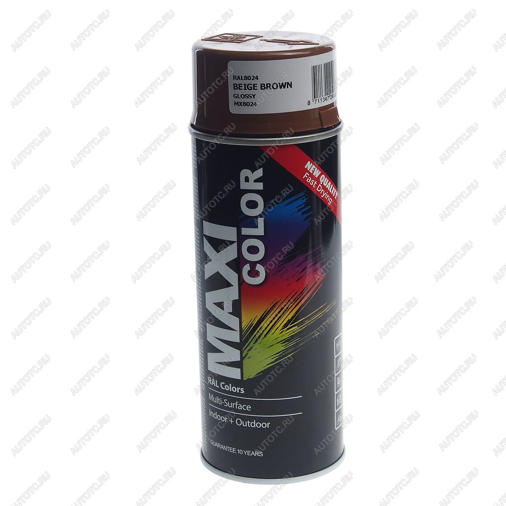 399 р. Краска бежево-коричневая аэрозоль 400мл MAXI COLOR MAXI COLOR 8024mx  с доставкой в г. Пермь