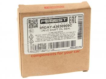 849 р. Сальник MAZDA CX-7 (06-) дифференциала левый FEBEST FEBEST 95gay43630909c  с доставкой в г. Пермь. Увеличить фотографию 3