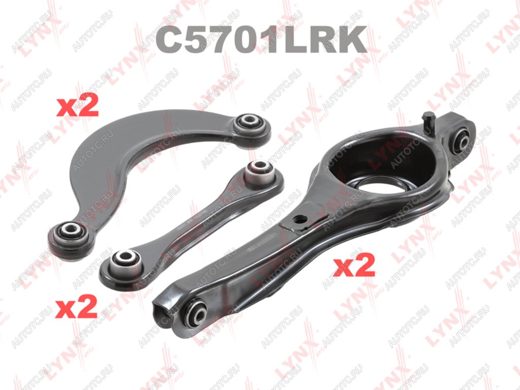 15 349 р. Рычаг подвески FORD Focus задней комплект LYNX LYNX c5701lrk  с доставкой в г. Пермь