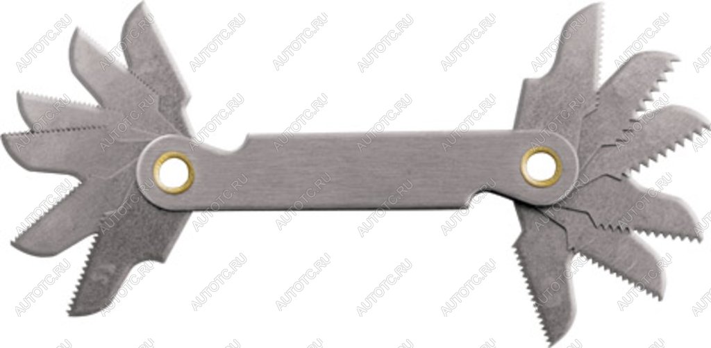 245 р. Резьбомер метрический 0.5-1.75мм 12 шаблонов FIT FIT 70811  с доставкой в г. Пермь