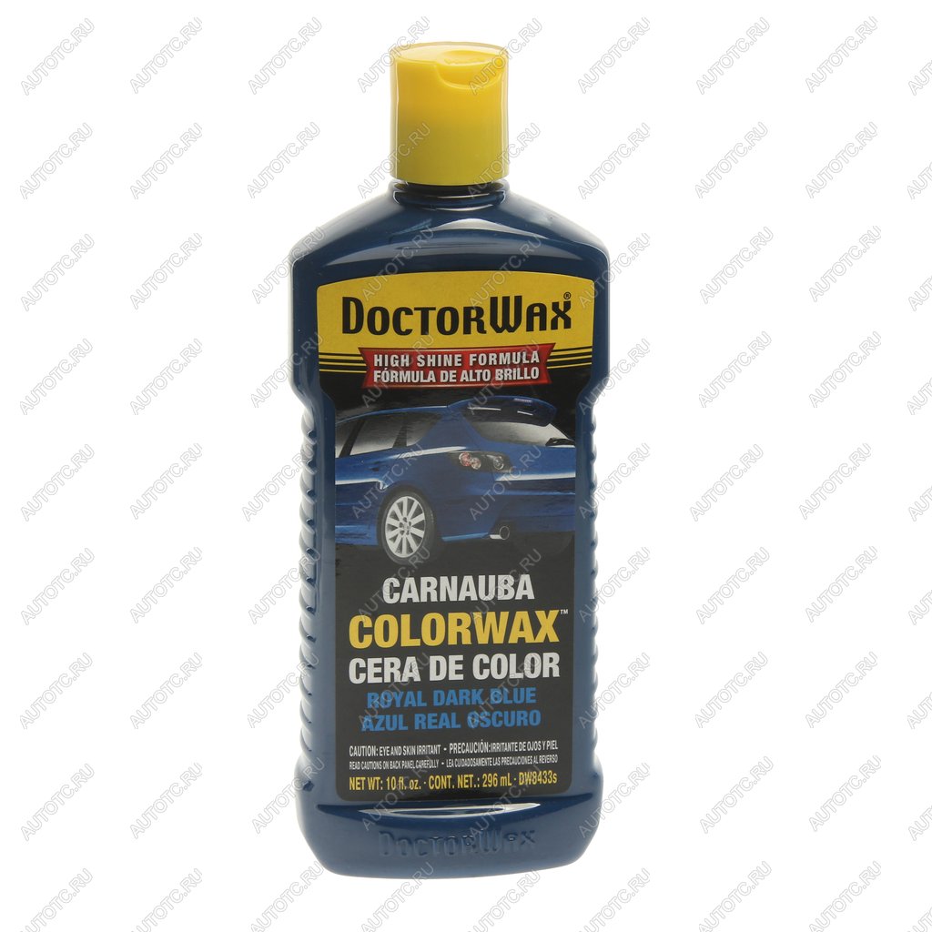 769 р. Полироль кузова с тефлоном темно-синяя 300мл DOCTOR WAX DOCTOR WAX dw8433s  с доставкой в г. Пермь