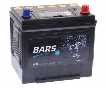 7 999 р. Аккумулятор BARS Asia 65Ач обратная полярность BARS 6ст65(0) 75d23l 88d23l  с доставкой в г. Пермь. Увеличить фотографию 1