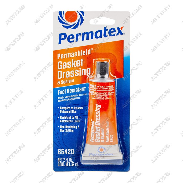 2 699 р. Уплотнитель прокладок PERMA SHILD бензостойкий 59мл PERMATEX PERMATEX 85420  с доставкой в г. Пермь