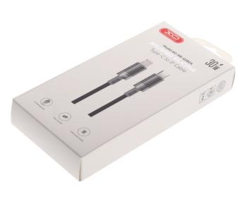 499 р. Кабель iPhone (5-)-USB Type C 1м черный XO XO nb-q282a black  с доставкой в г. Пермь. Увеличить фотографию 3