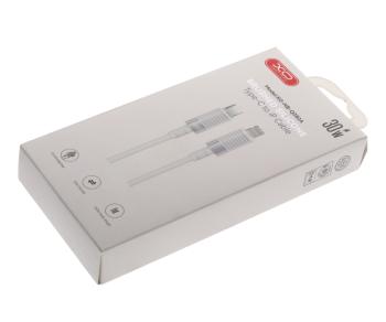 459 р. Кабель iPhone (5-)-USB Type C 1м белый XO XO nb-q282a white  с доставкой в г. Пермь. Увеличить фотографию 3